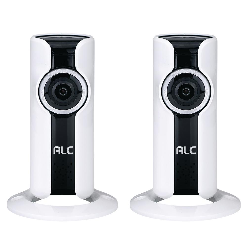ALC Indoor Panoramic 720p HD WiFi Surveillance Camera (2Pack)843631120460 The Home Depot