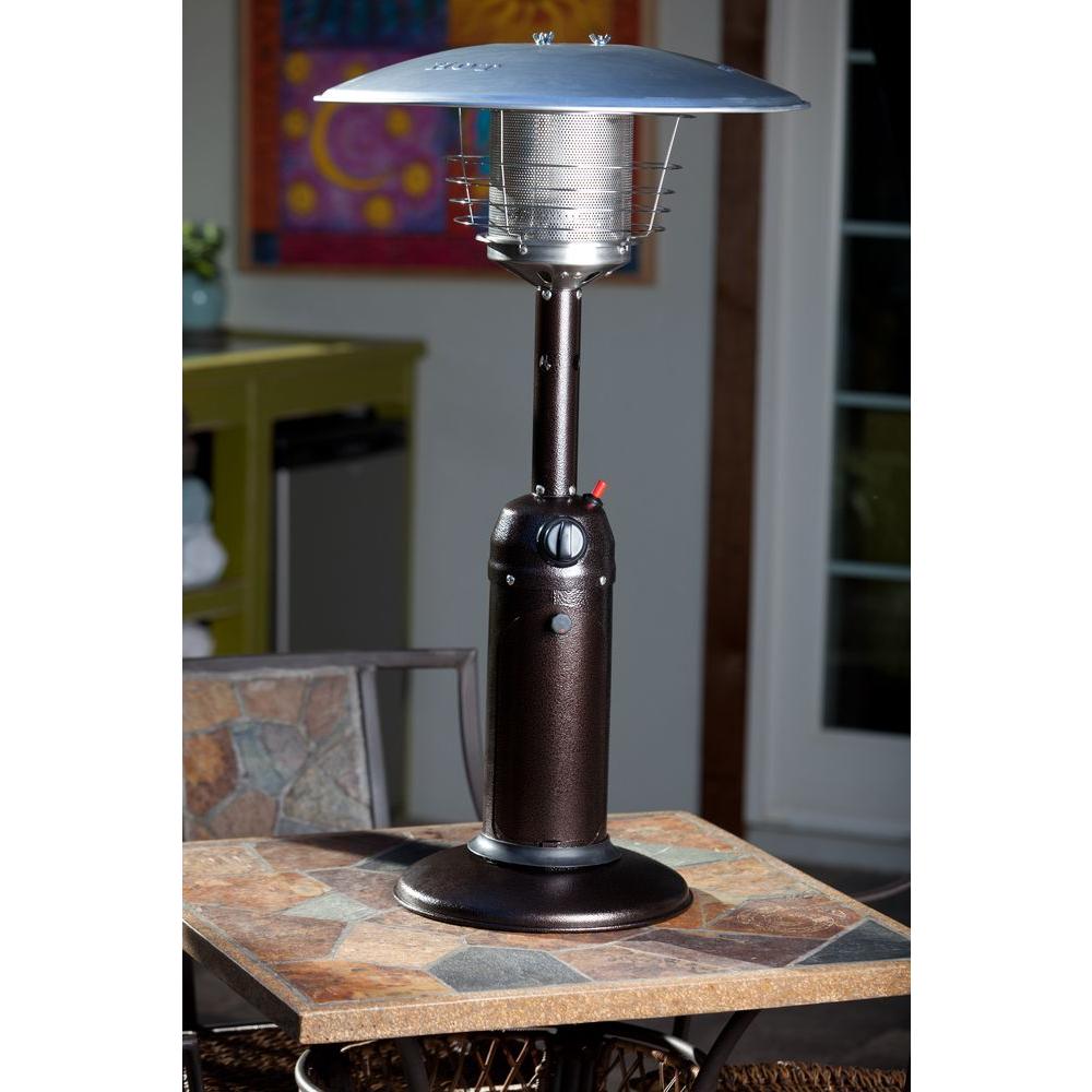 Fire Sense 10 000 Btu Hammered Bronze Tabletop Propane Gas Patio Heater 61322 The Home Depot - Fire Sense Hammered Bronze Tone Tabletop Patio Heater Fire Sense 10 000 Btu Hammered Bronze Tabletop Propane Gas Patio Heater 61322 The Home Depot - Fire Sense Hammered Bronze Tone Tabletop Patio Heater