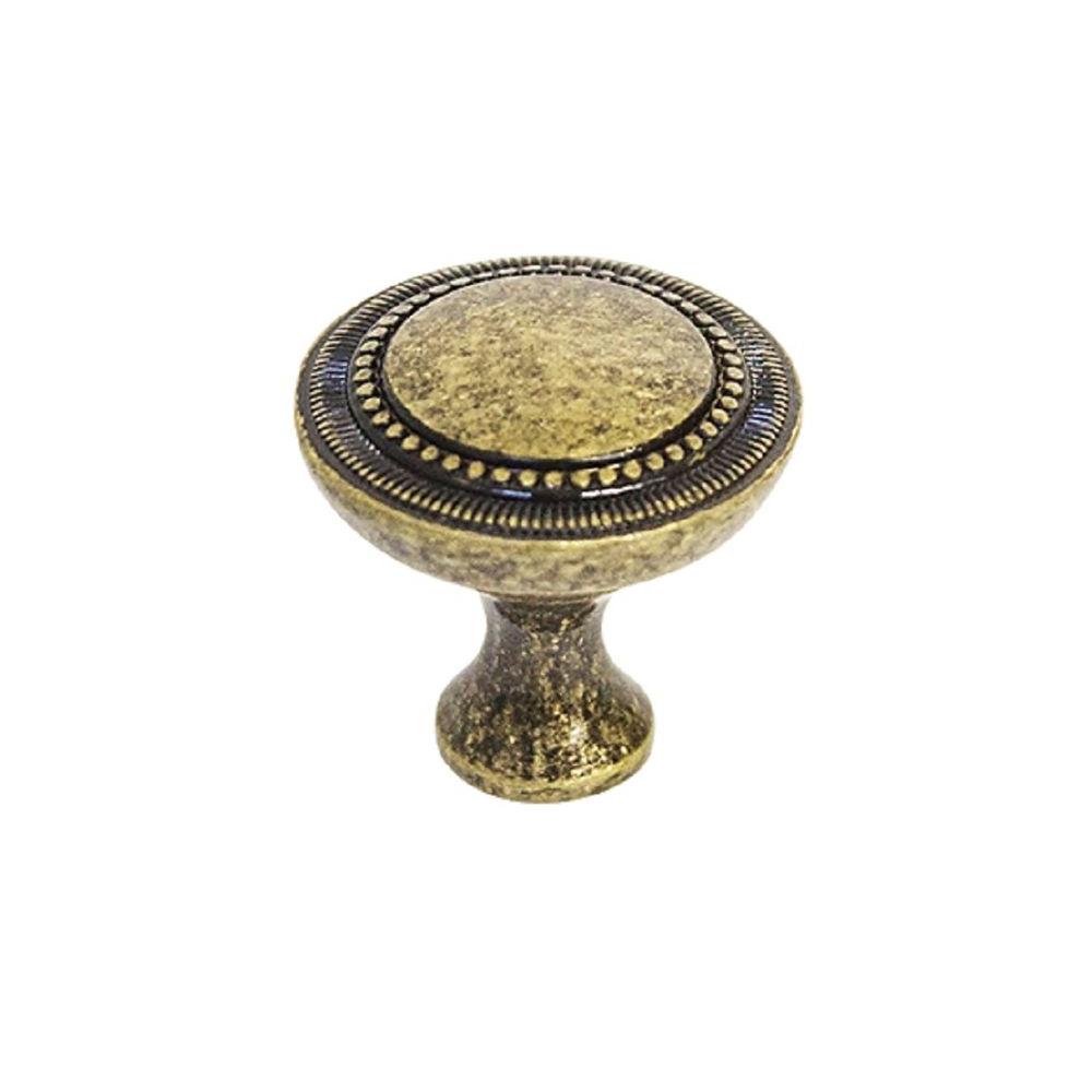 Design House Regal 1 26 In Antique Brass Cabinet Knob 205229 The   Design House Cabinet Knobs 205229 64 1000 