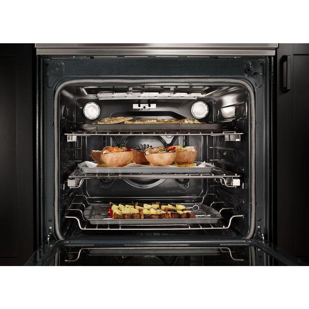 Kitchenaid 7 1 Cu Ft Slide In Induction Range With Self Cleaning