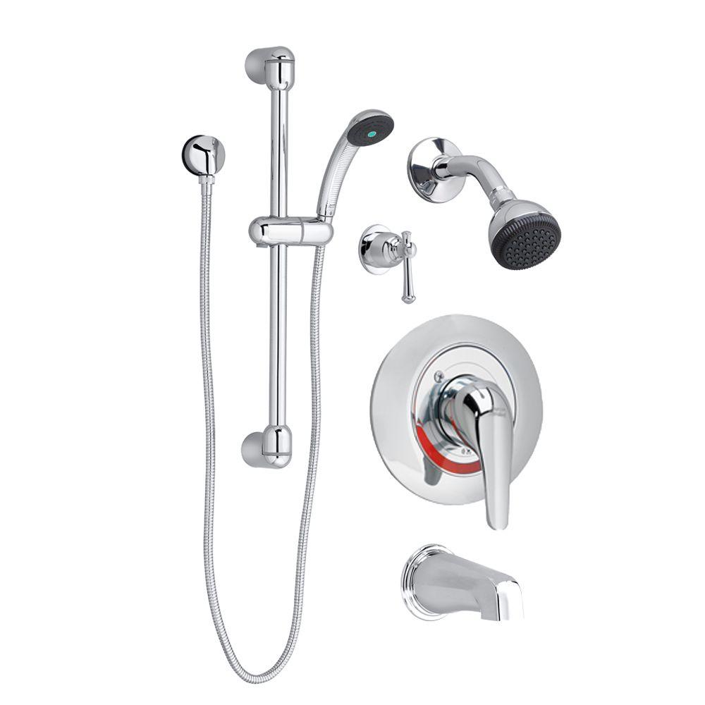 American Standard Commercial 36 in. Shower System with Hand Shower, Tub