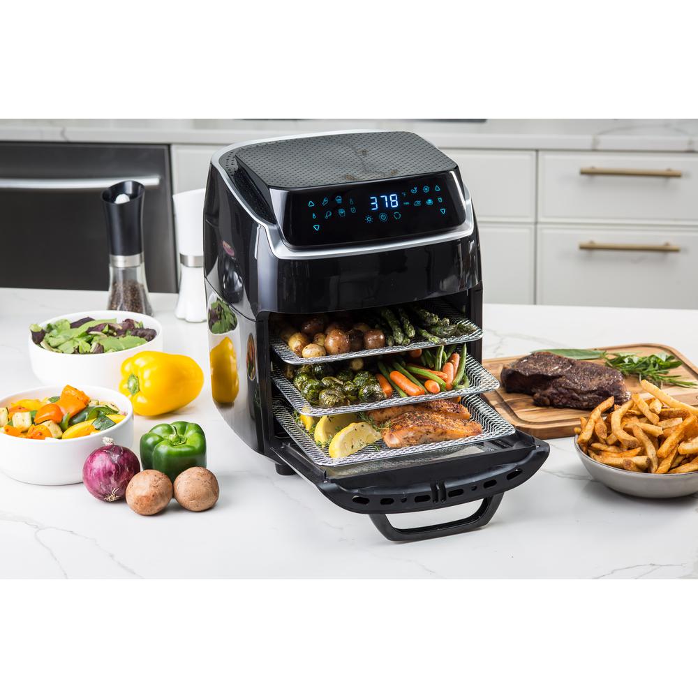 modernhome Aria 10 Qt. Black AirFryer with Recipe BookAAFO880 The