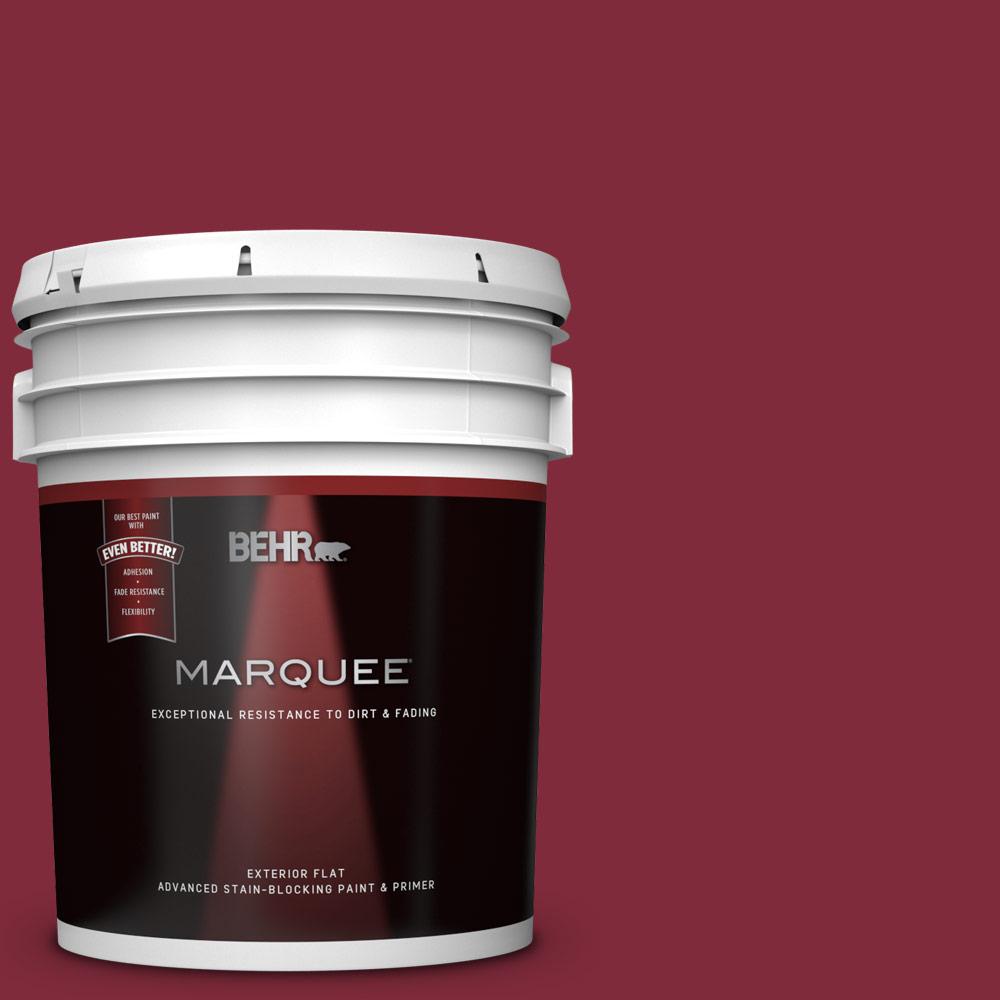 Behr Marquee 5 Gal S H 130 Red Wine Flat Exterior Paint And S H 130 Red Wine Flat Exterior Paint And