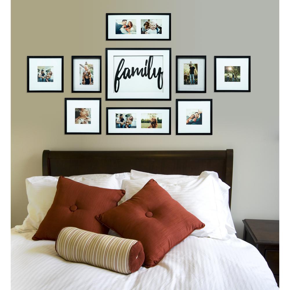 Pinnacle Family Decor Black Collage Kit Picture Frame 17fw1939