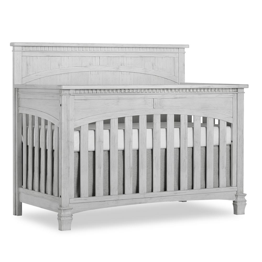 antique grey crib