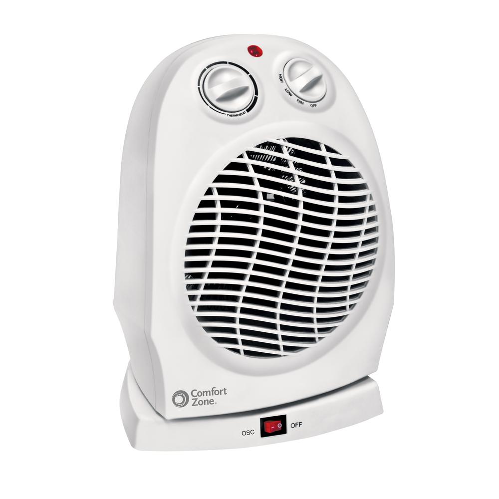 Comfort Zone 750 1 500 Watt Ceramic Electric Portable Heater With