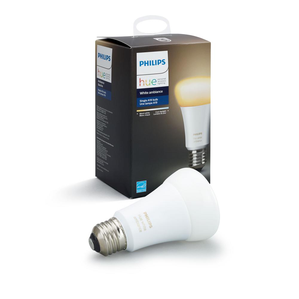 New Philips Hue White  Color Ambiance A19 Bluetooth Smart