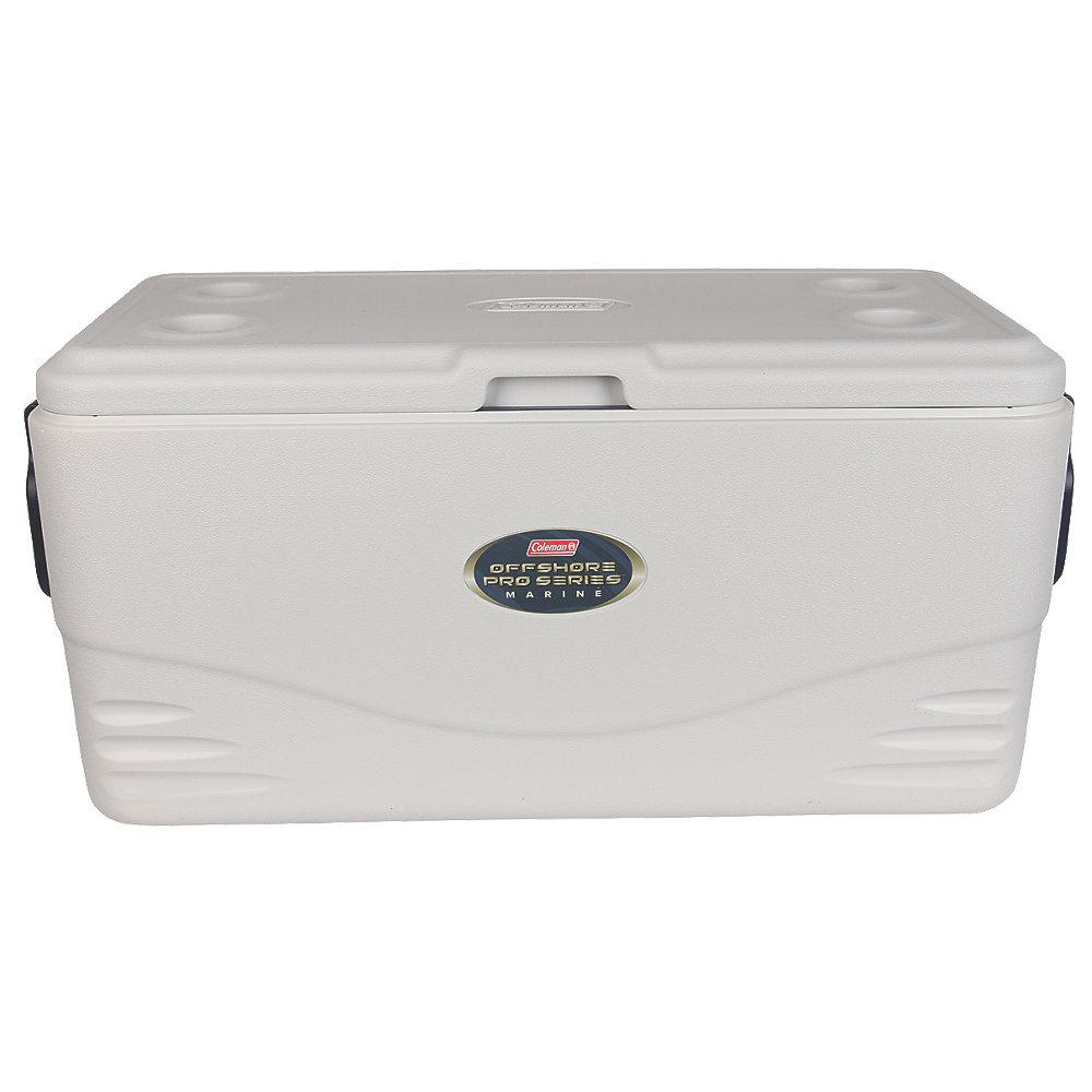 Coleman 3000002237 200-Quart Offshore Pro Series Marine Cooler White