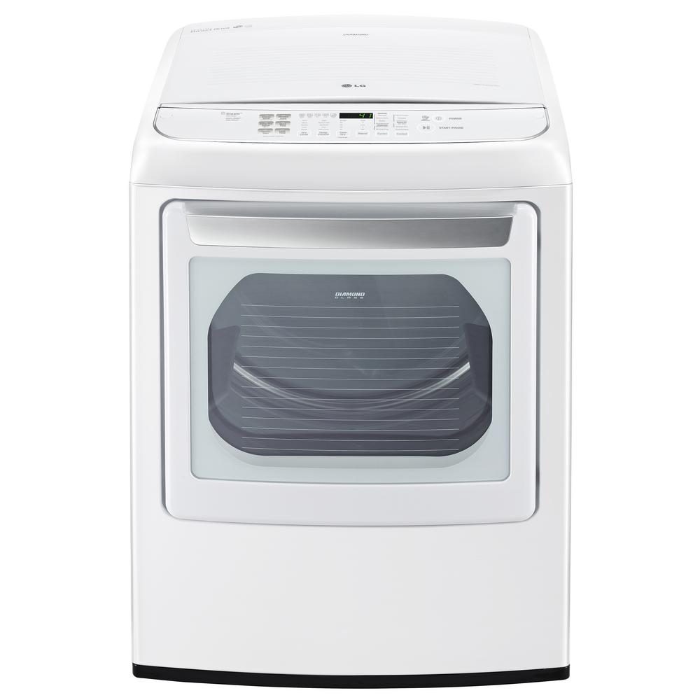 LG Electronics 7.3 cu. ft. Smart Electric Dryer with Steam and WiFi