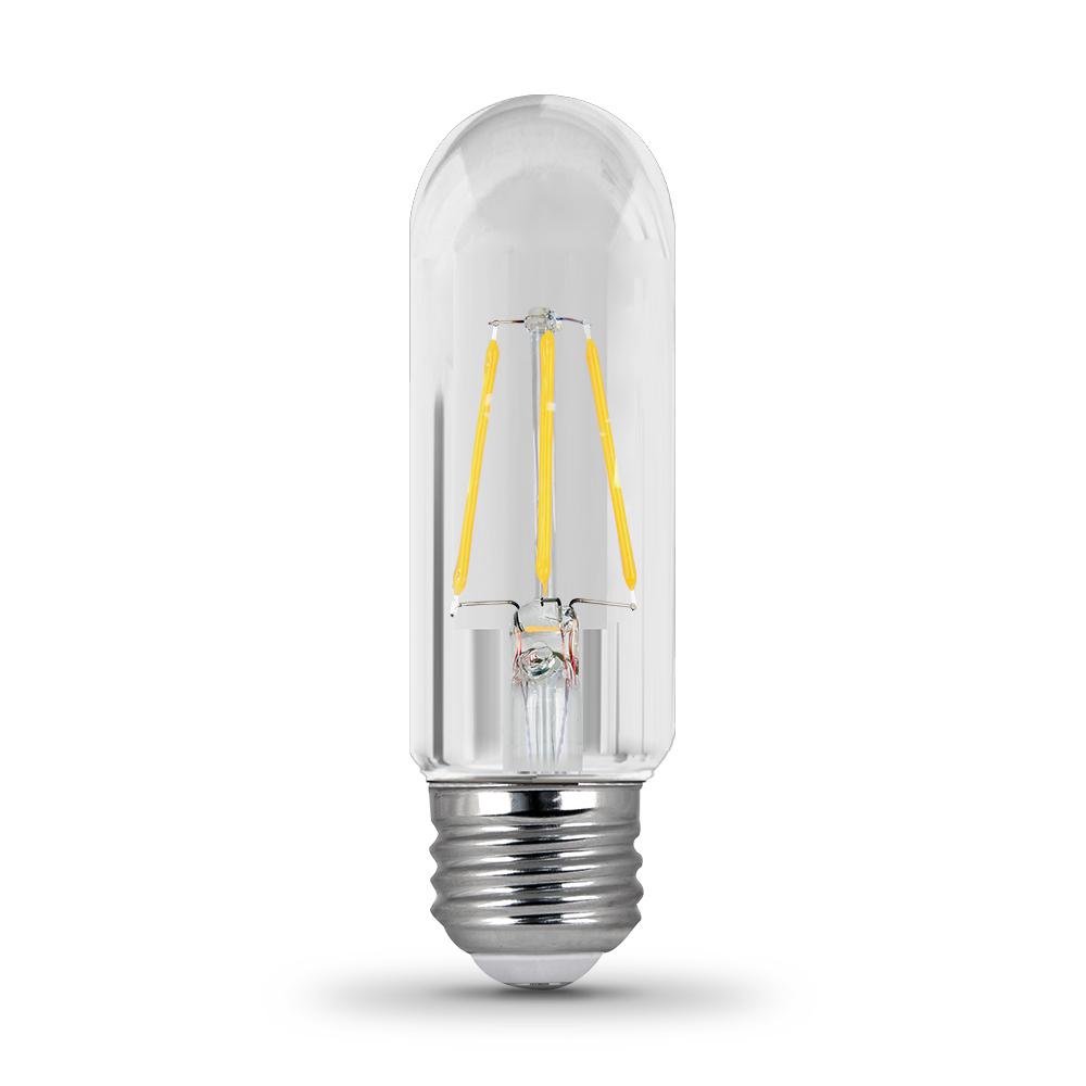 Feit Electric 40w Equivalent Soft White 2700k T10 Dimmable 40w Equivalent Soft White 2700k T10 Dimmable Filament Led Clear Gl Light Bulb
