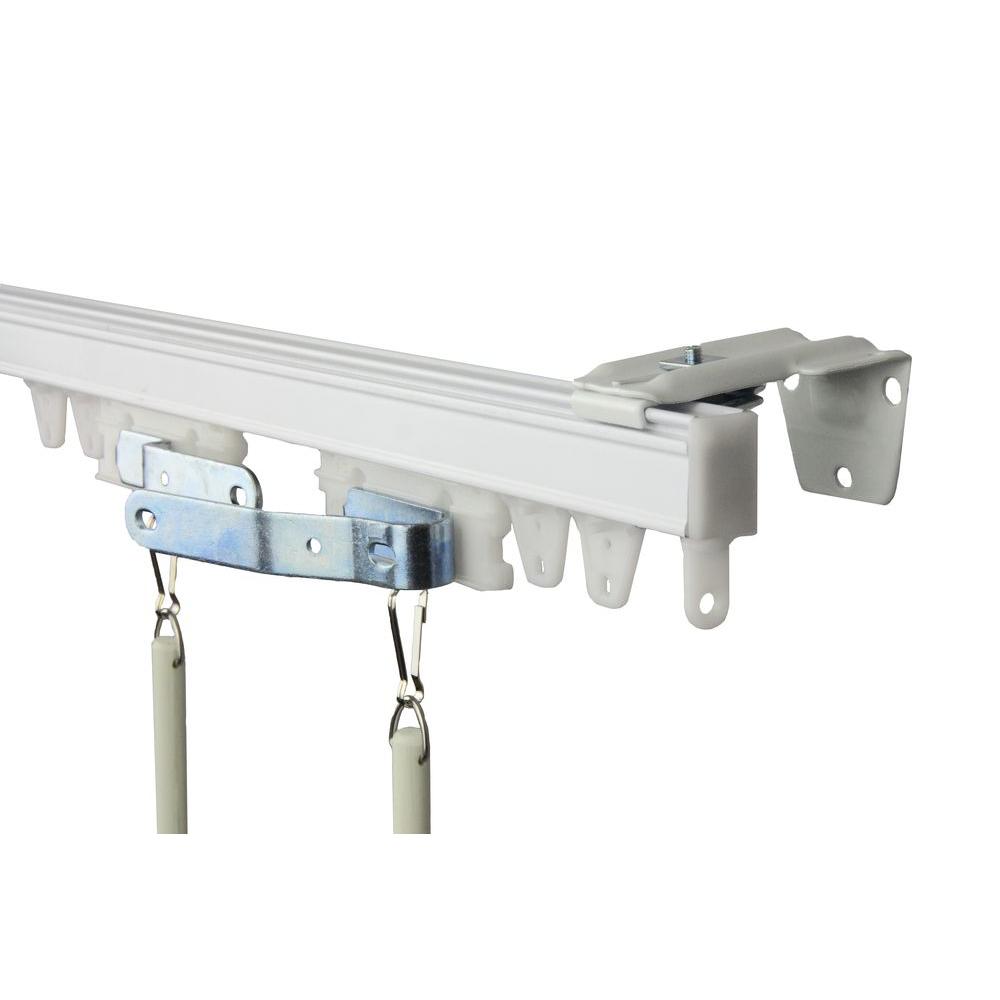 Rod Desyne 192 In Commercial Wall Ceiling Track Kit Tk16w The