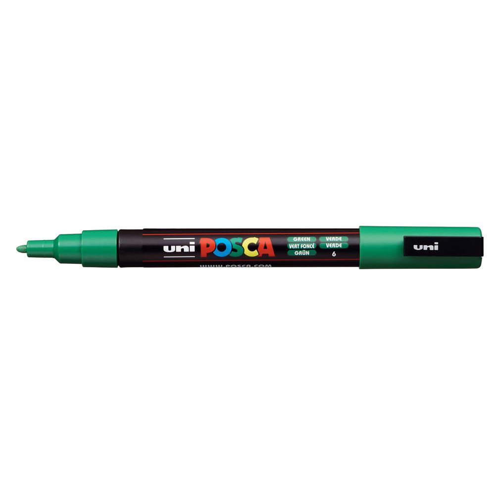 POSCA PC3M Fine Green Paint Marker076886 The Home Depot