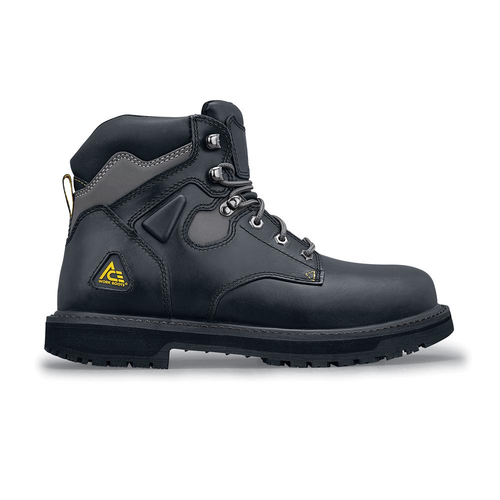 Work Boots - Steel Toe - Black Size 15 
