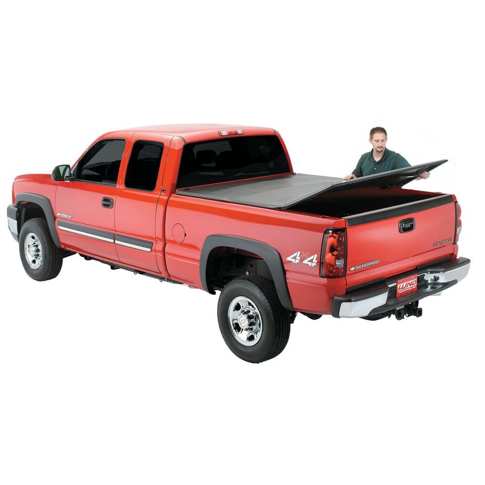 Lund Genesis Tri Fold 2004 To 2014 Ford F 150 Tonneau Cover 95072 The Home Depot