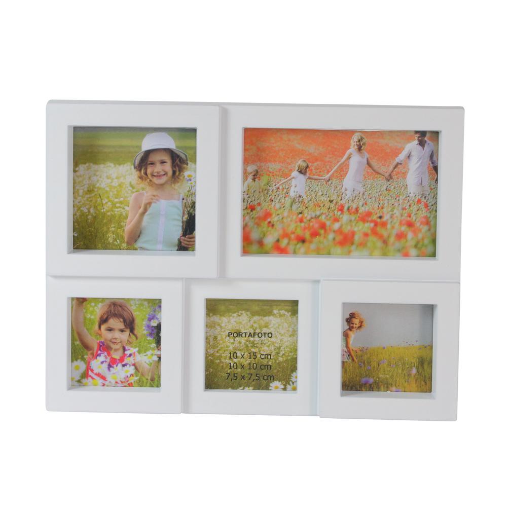 11 5 In White Multi Sized Puzzled Photo Picture Frame Collage Wall Decoration