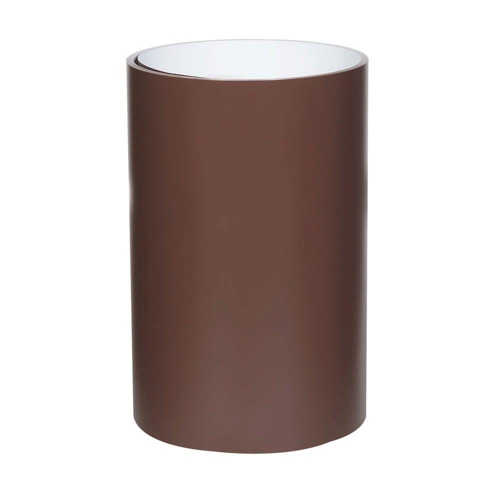 x 10-Ft. Trim Coil 10-In White//Brown Painted Aluminum