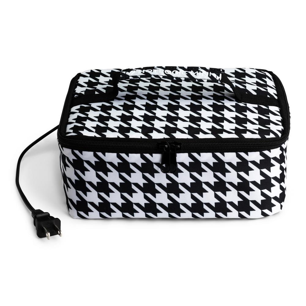 houndstooth lunch bag