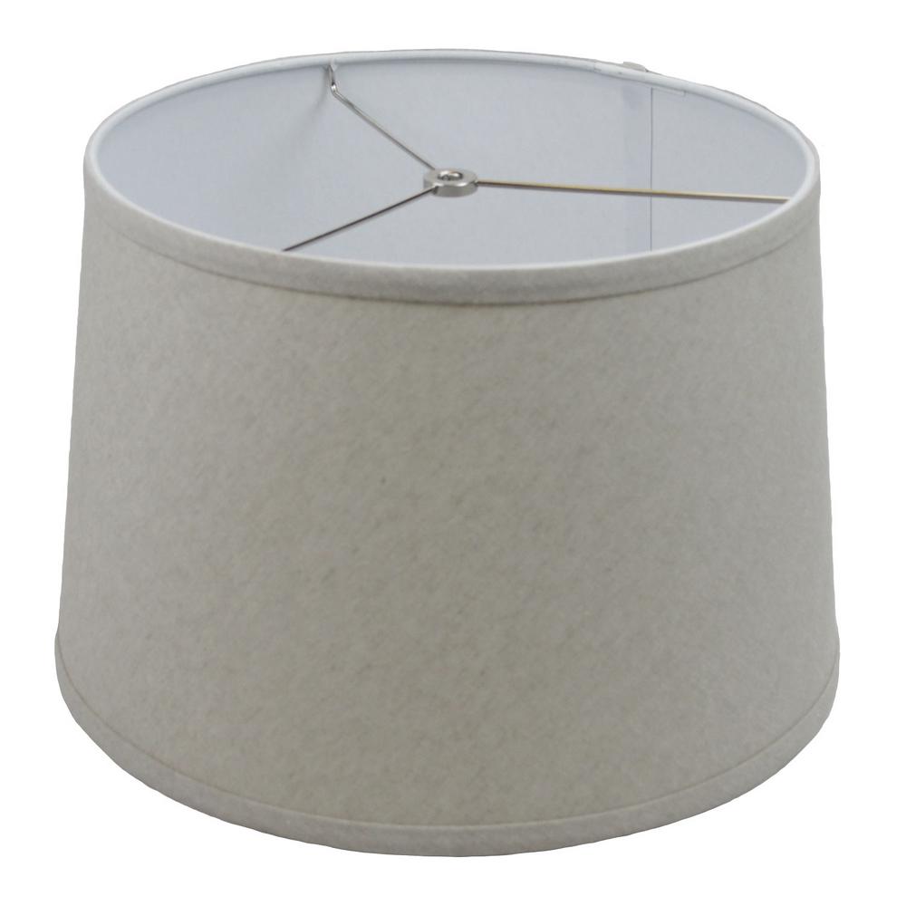 Fenchelshades Com Fenchel Shades 13 In Top Diameter X 15 Bottom 10 Slant Empire Lamp Shade Couture Flax