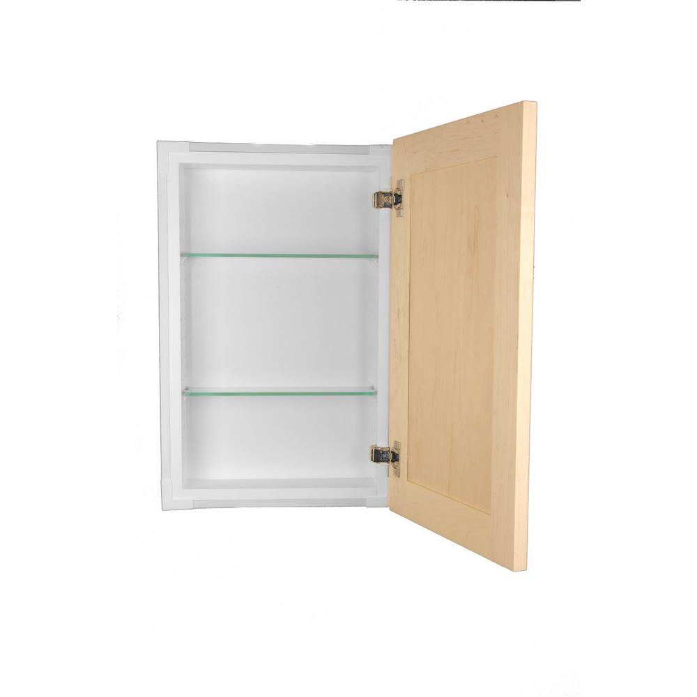 Unbranded Silverton 14 In X 18 In X 4 In Recessed Medicine Cabinet In Unfinished Fr 218 Unf Door The Home Depot