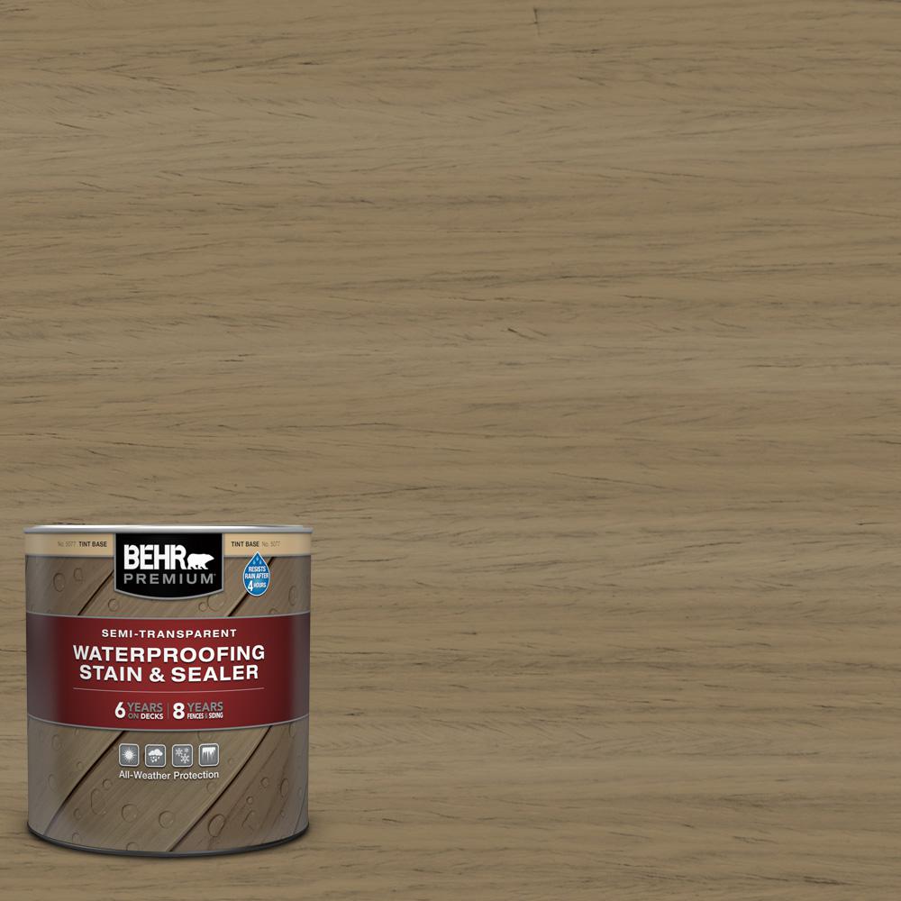 BEHR Premium 1 qt. ST121 Sandal SemiTransparent Waterproofing