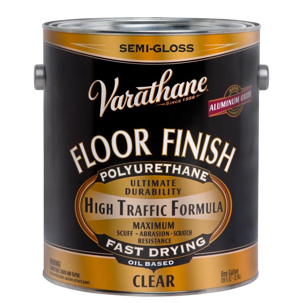 Varathane 1 Gal Clear Semi Gloss Oil Based Floor Finish