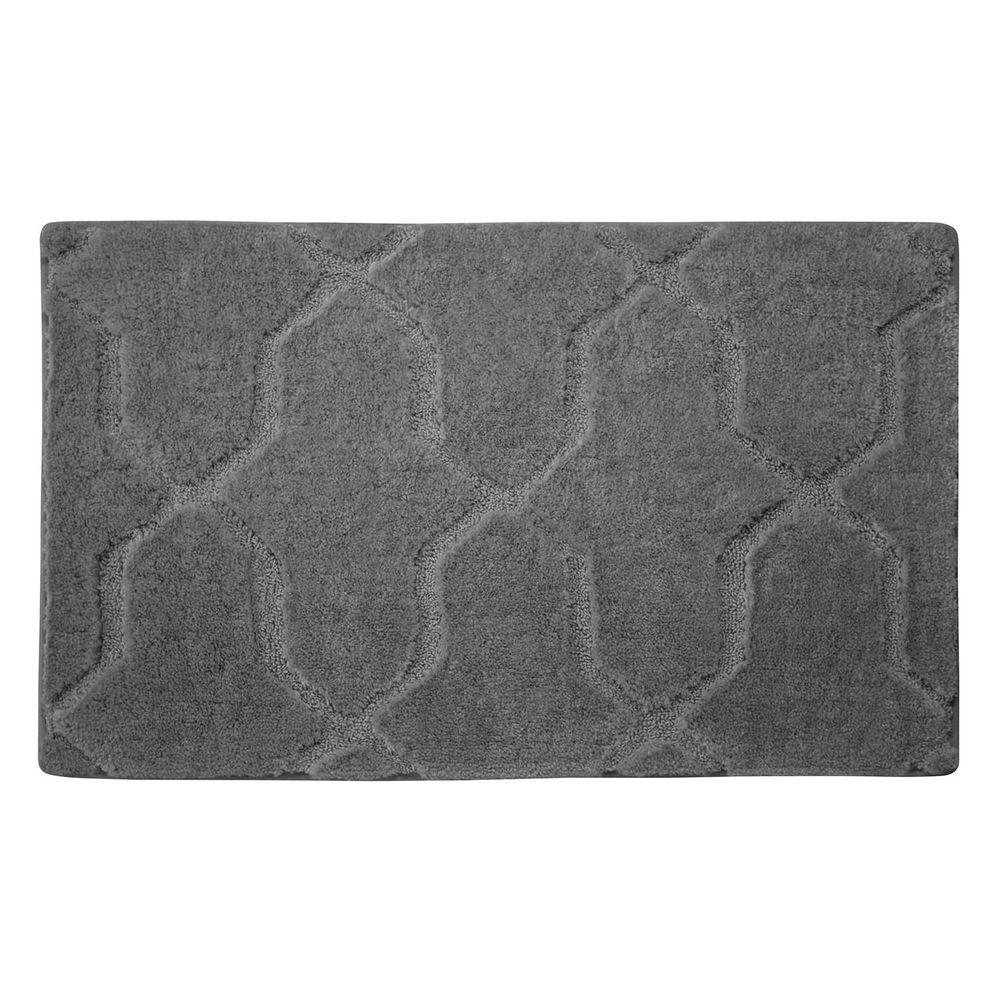 Jean Pierre Pearl Drona Light Gray 20 In X 32 Bath Mat Jean Pierre Pearl Drona Light Gray 20 In X 32 Bath Mat