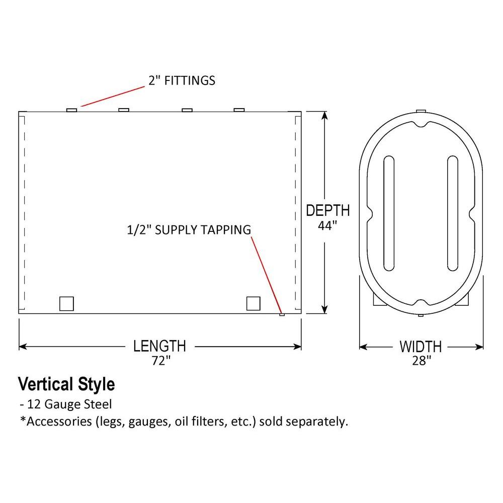 Fuel Oil Tank Measurement Gauge Chart Table