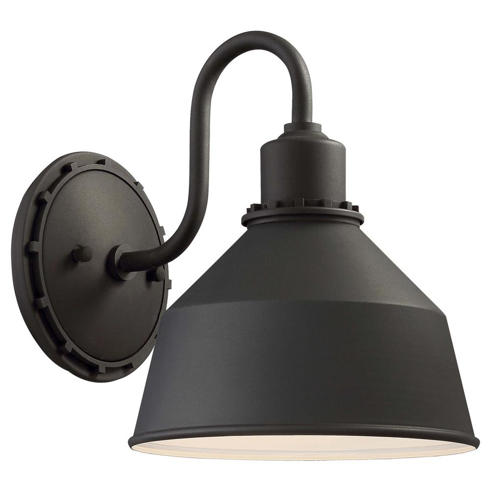 Mantiel Collection 1 Light Black Finish Outdoor Wall Mount Lantern Mantiel Collection 1 Light Black Finish Outdoor Wall Mount Lantern