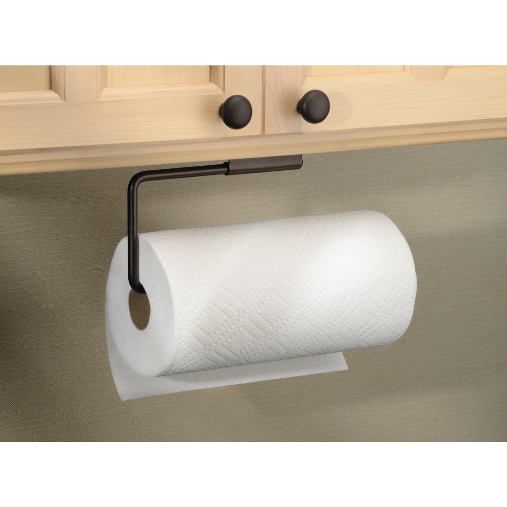 interdesign-swivel-wall-mount-paper-towel-holder-in-bronze-33231-the