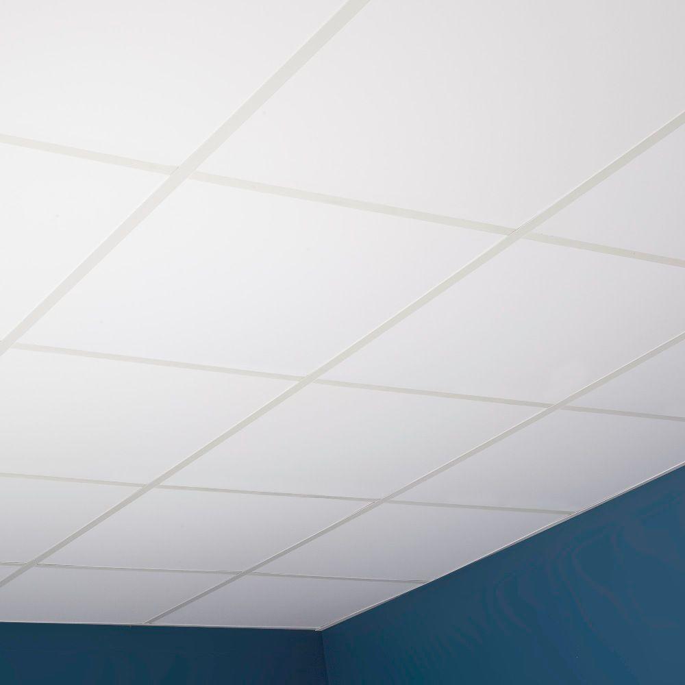 Genesis 2 Ft X 2 Ft Smooth Pro Lay In Ceiling Tile