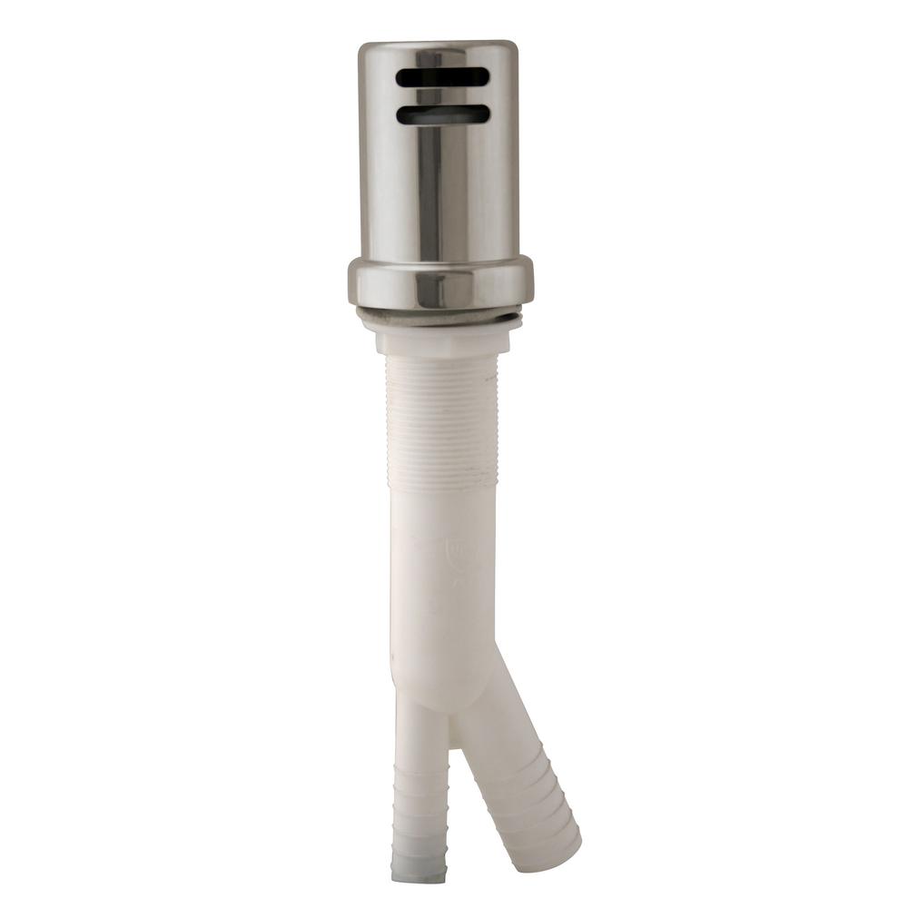 Westbrass 13/4 in. Air Gap Kit with Skirted Brass Cap in Stainless