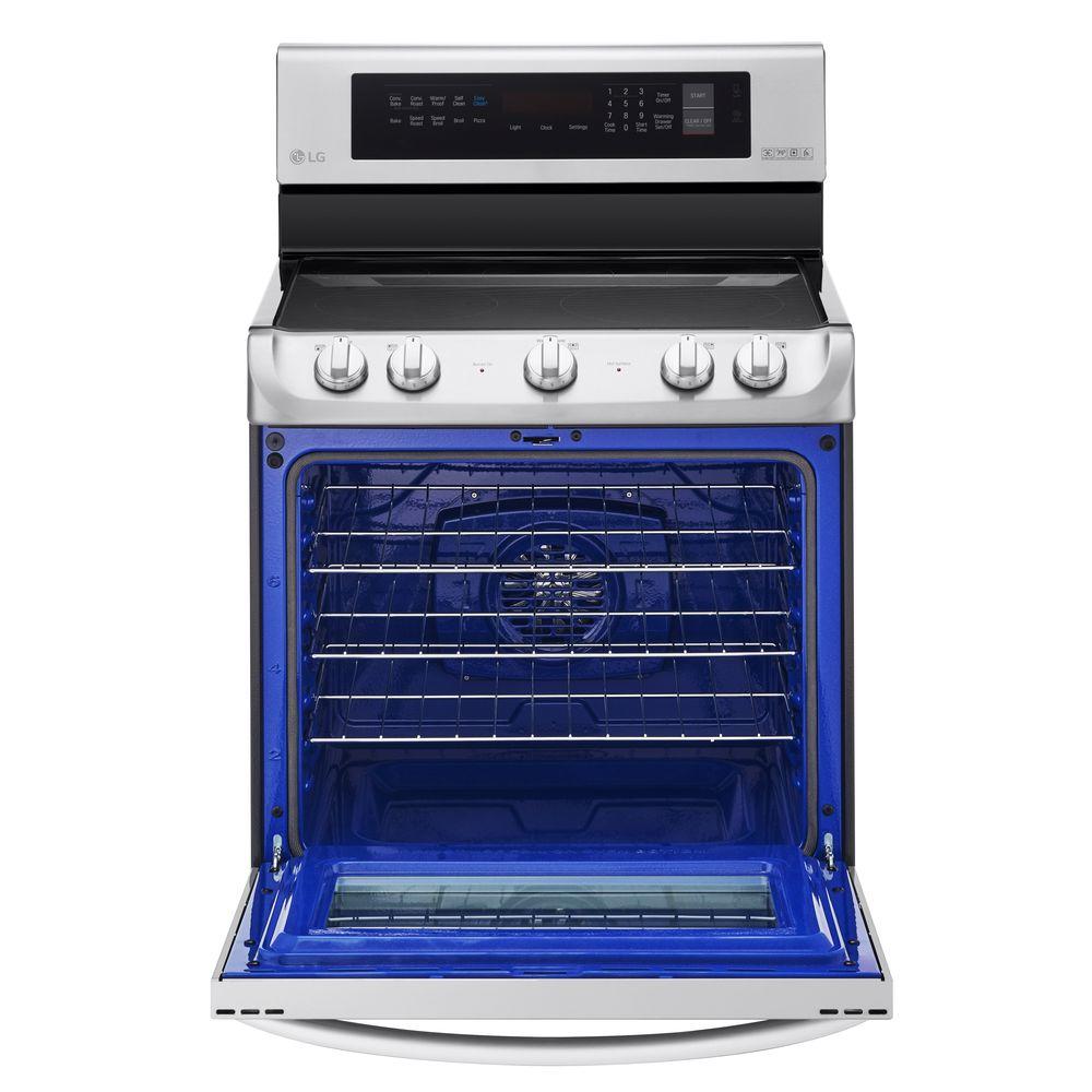 Lg Electronics 6 3 Cu Ft Electric Range With Probake Convection So Sku 1001803283