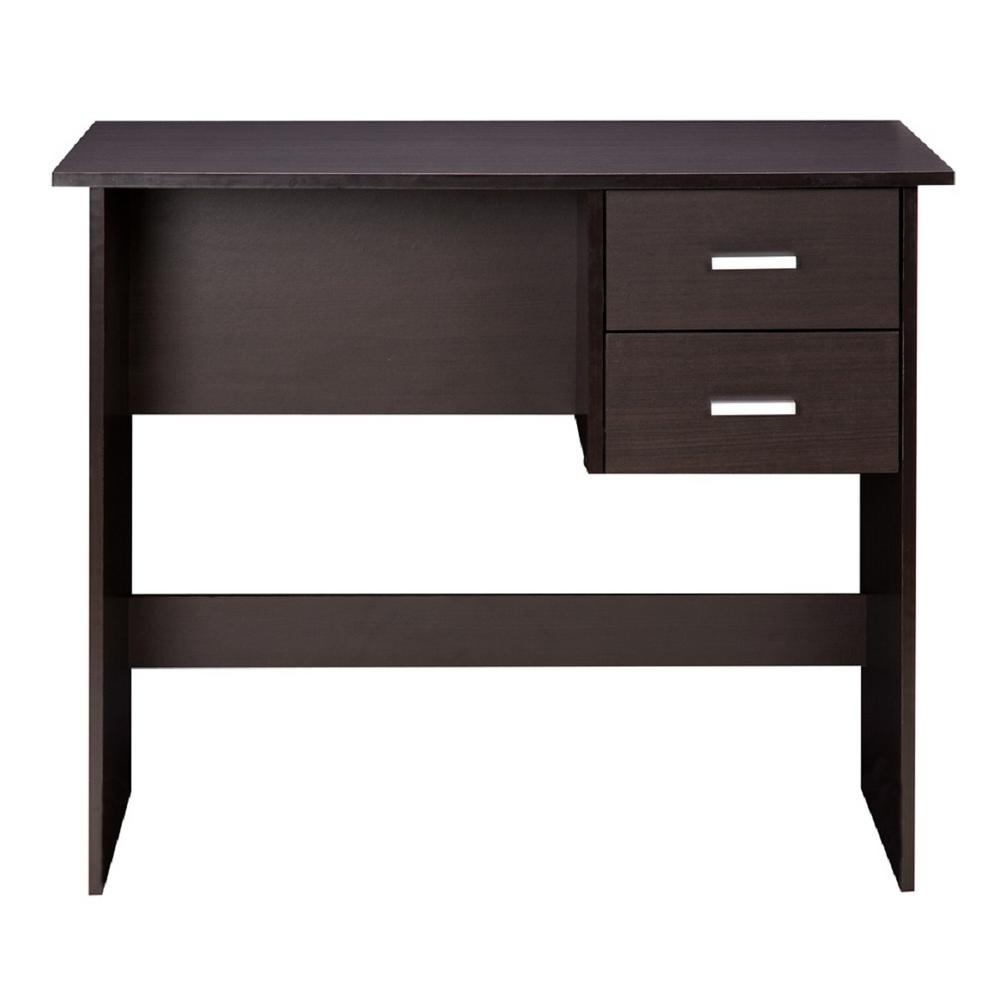 Onespace Adina Espresso Writing Desk With Two Drawers 50 7005es Adina Espresso Writing Desk With Two Drawers