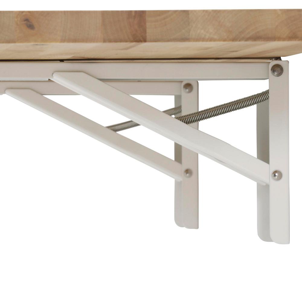 Hardwood Reflections The Quick Bench 4 ft. Folding Workbench UV Finish