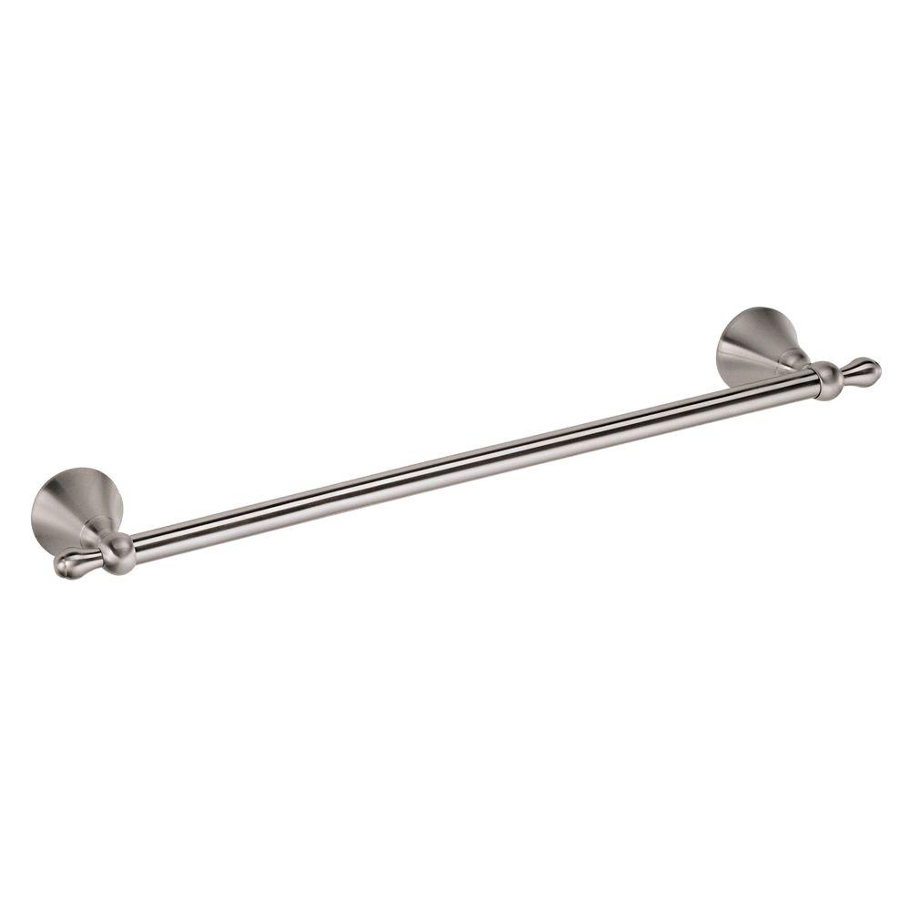 Danze Br Towel Bars Bathroom Hardware The Home Depot Towel Bar In Brushed Nickel