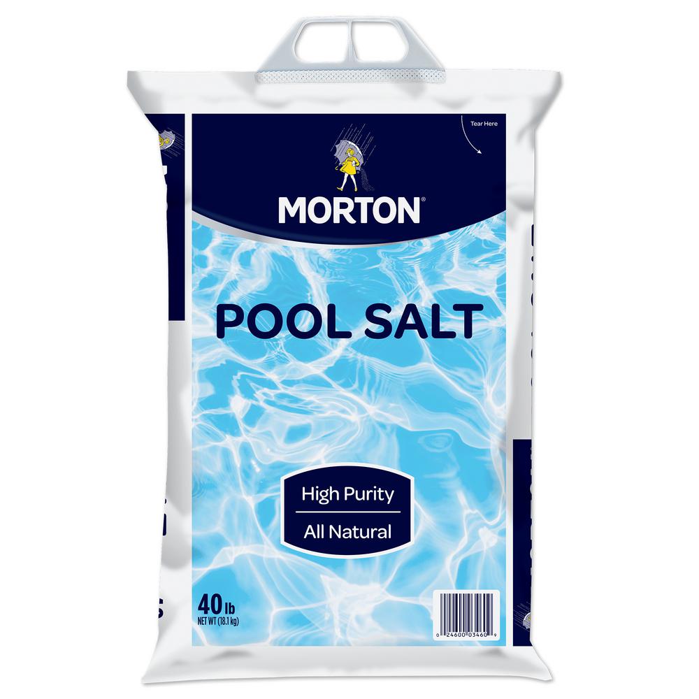 pool salt morton lbs homedepot depot