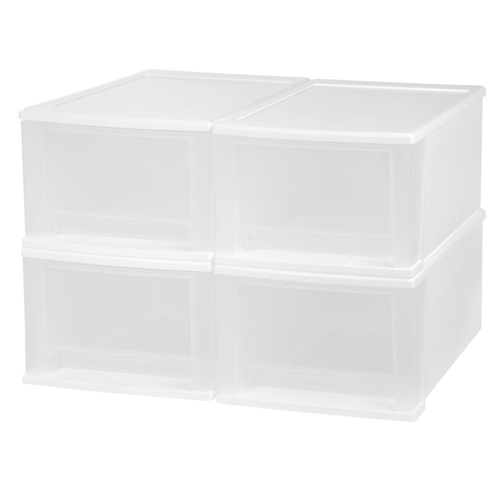 White Plastic Storage Drawers Storage Containers The Home