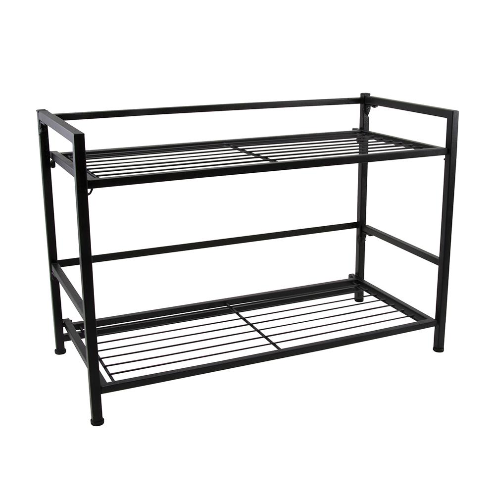 Wire 2 Tiers Steel Shelving Storage Organization The Flipshelf 2 Shelf Wide 26 5 In W X 18 H 12