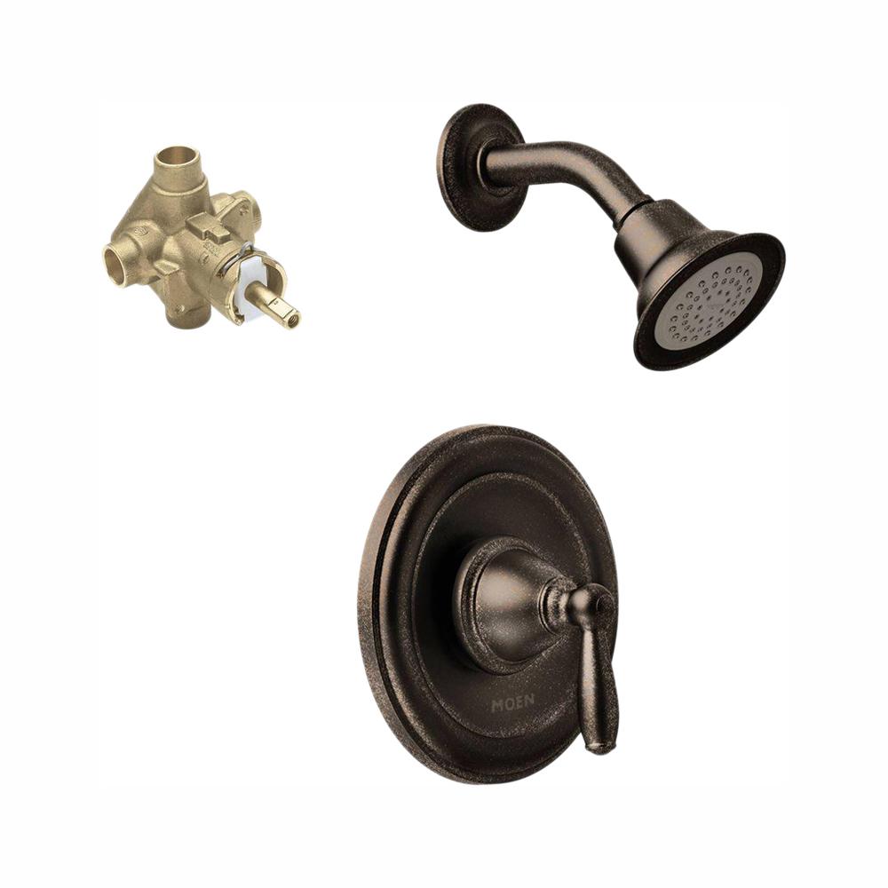 MOEN Brantford Double Post Toilet Paper Holder in Oil Rubbed Bronze