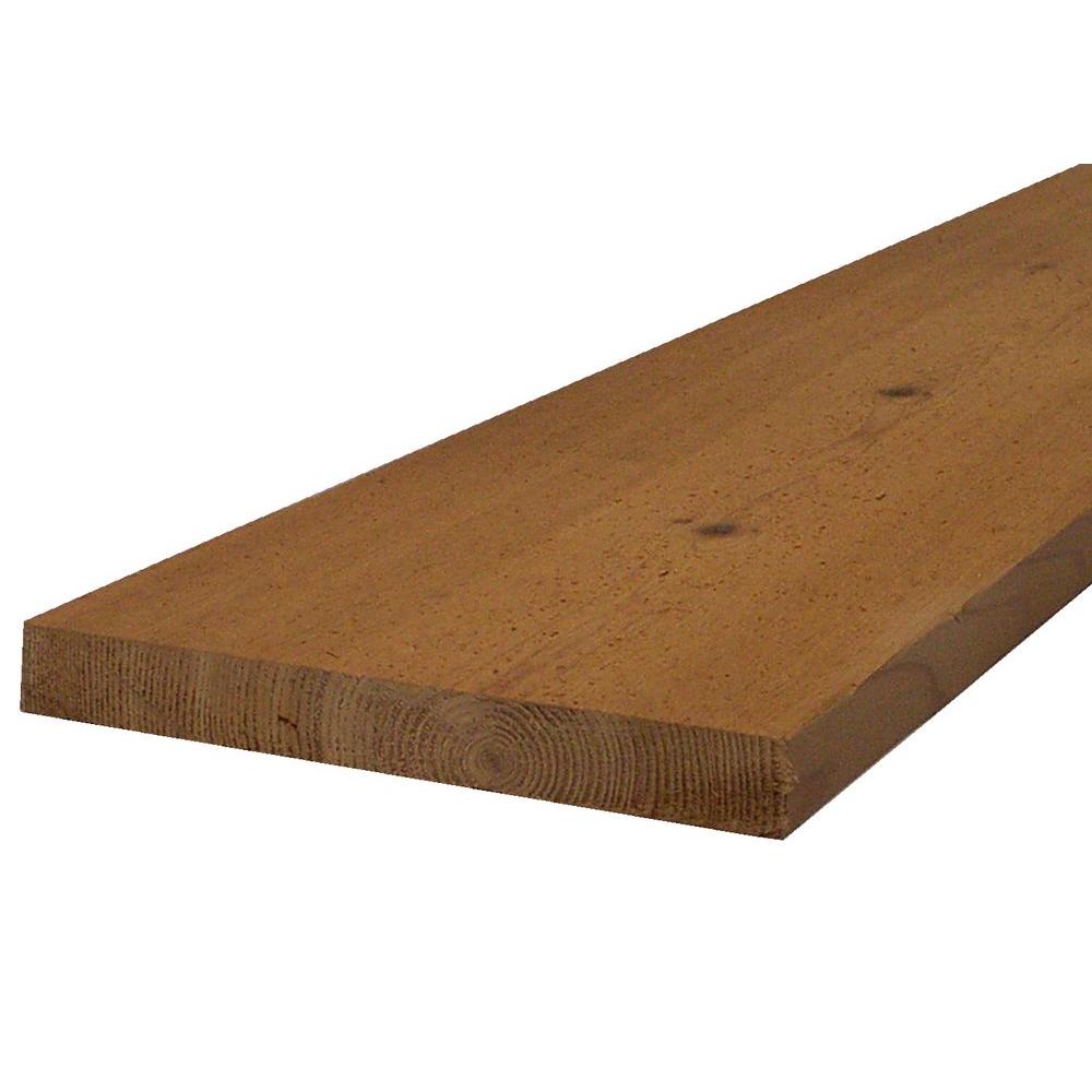 3 4 In X 6 In X 8 Ft Select Tight Knot S1s2e Cedar Board 0514368