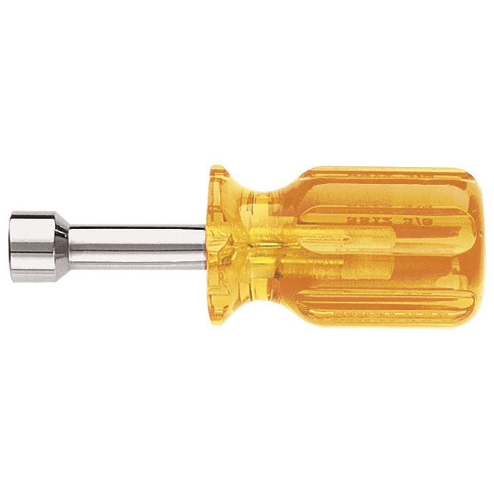 Klein Tools 5/16 in. Stubby Nut Driver with 11/2 in. Hollow ShaftSS10