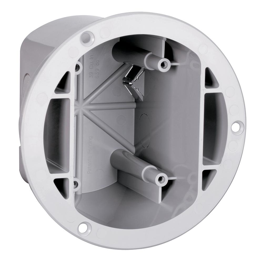 Legrand Pass & Seymour Slater Plastic 1Gang Round Floor Box with Auto