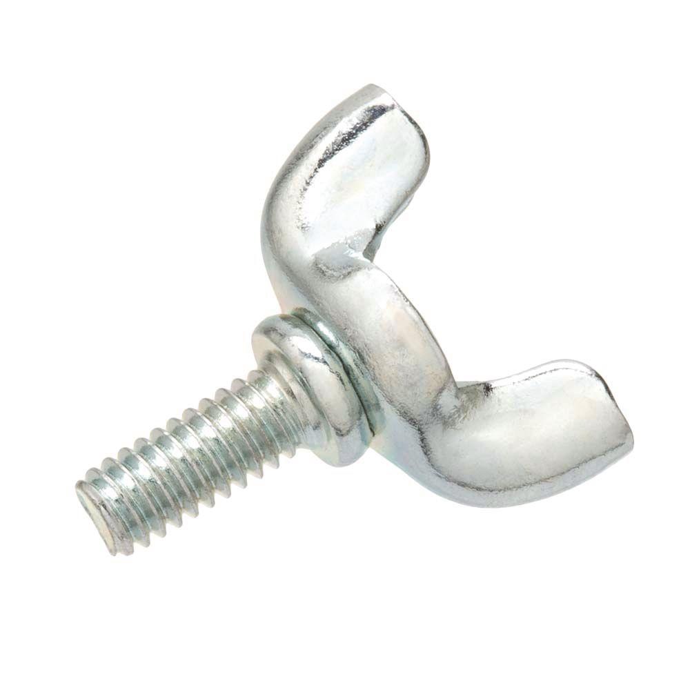 Everbilt #10-32 X 1 In. Zinc-Plated Stamped Steel Wing Screw-806848 ...