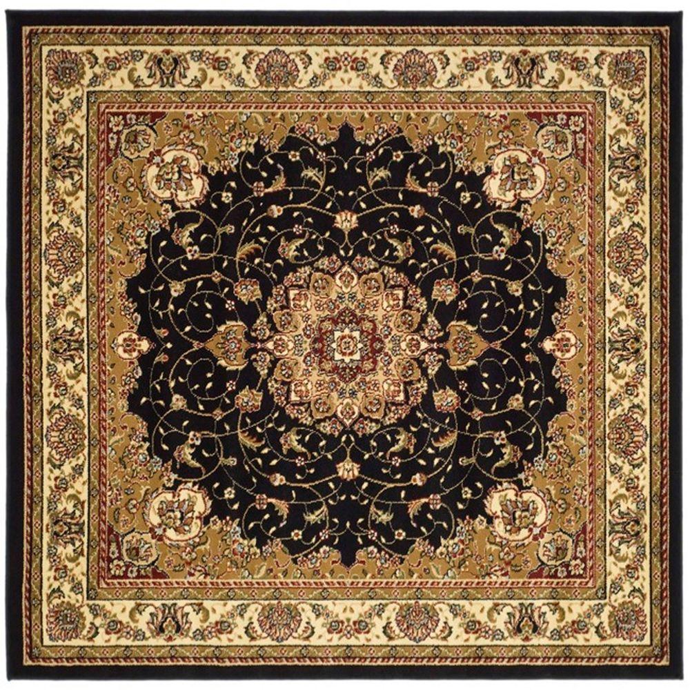 Safavieh Lyndhurst Black Ivory 7 Ft X Square Area Rug Lnh329a Safavieh Lyndhurst Black Ivory 7 Ft X Square Area Rug