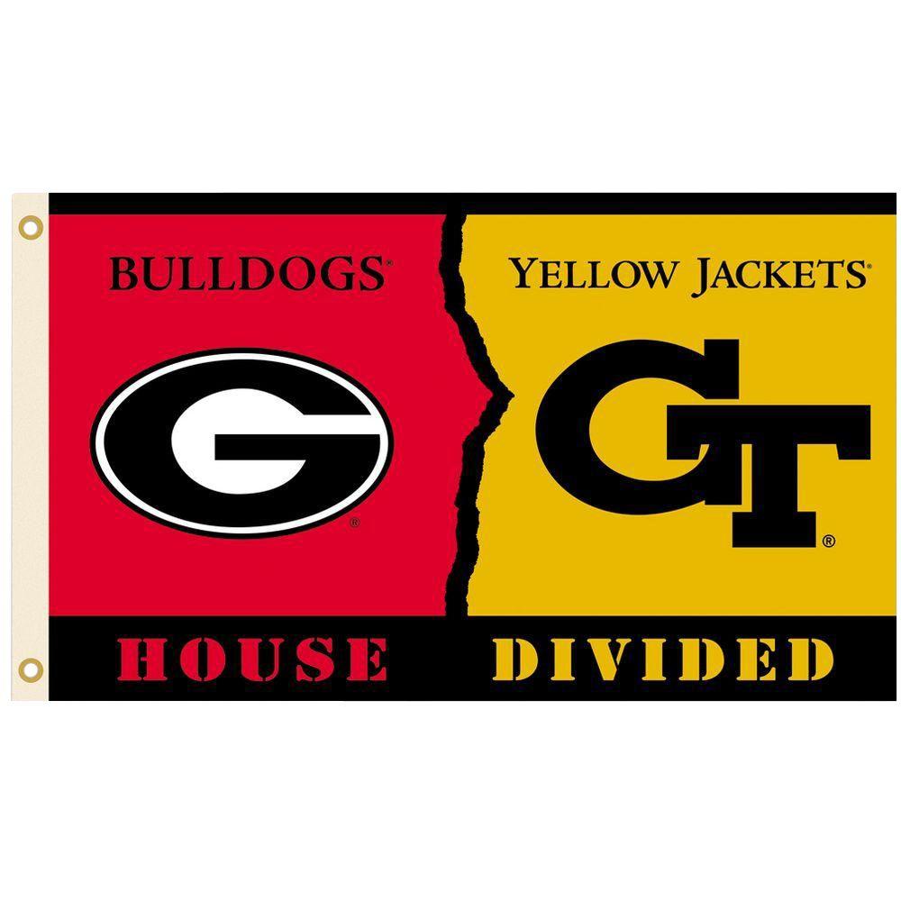 BSI NCAA 3 X 5 Rivalry House Divided Flag with Grommets