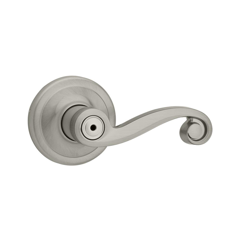 Kwikset Lido Satin Nickel Privacy Bed Bath Door Lever 730ll 15 6al Lido Satin Nickel Privacy Bed Bath Door Lever