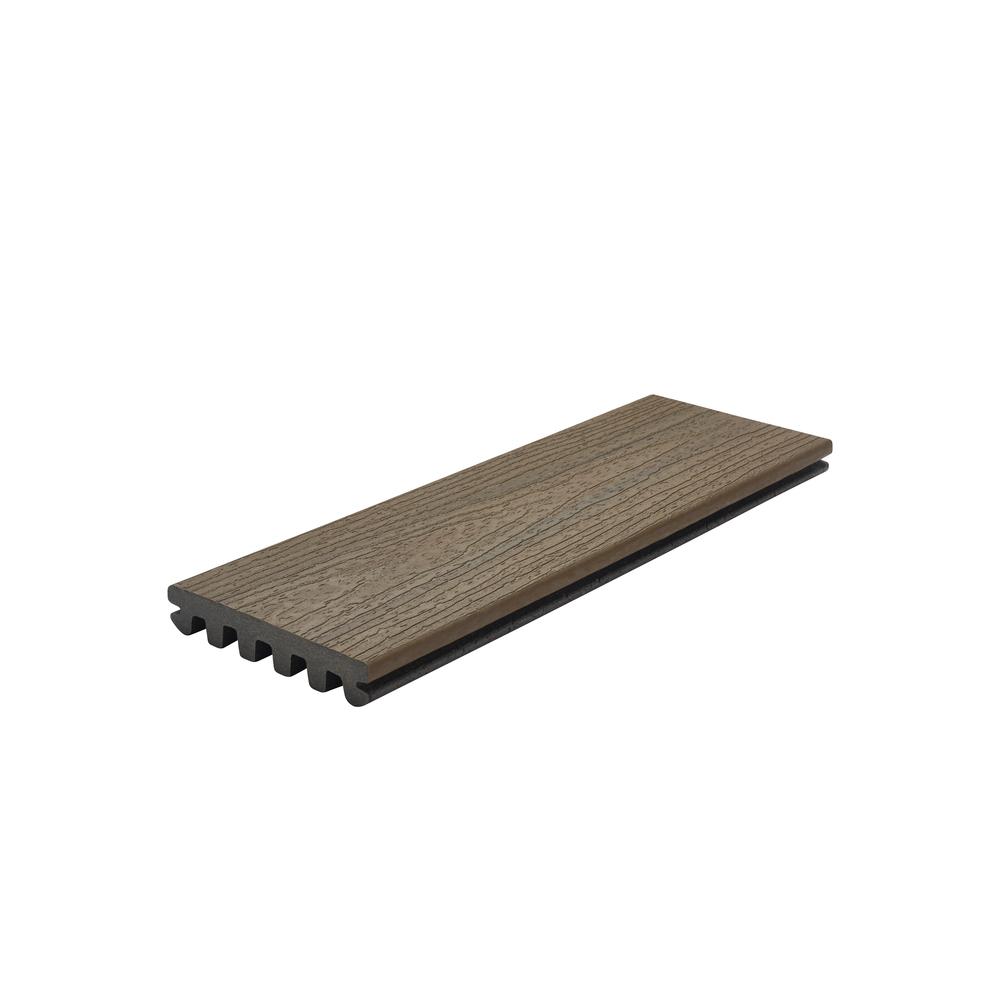 Trex Enhance 1 In X 5 5 In X 1 Ft Coastal Bluff Composite Decking Board Sample Model Cbe92000