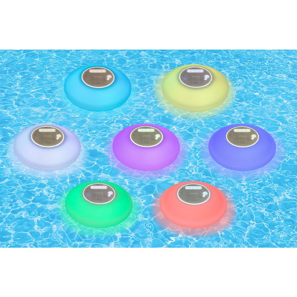 floating pool speakers with lights