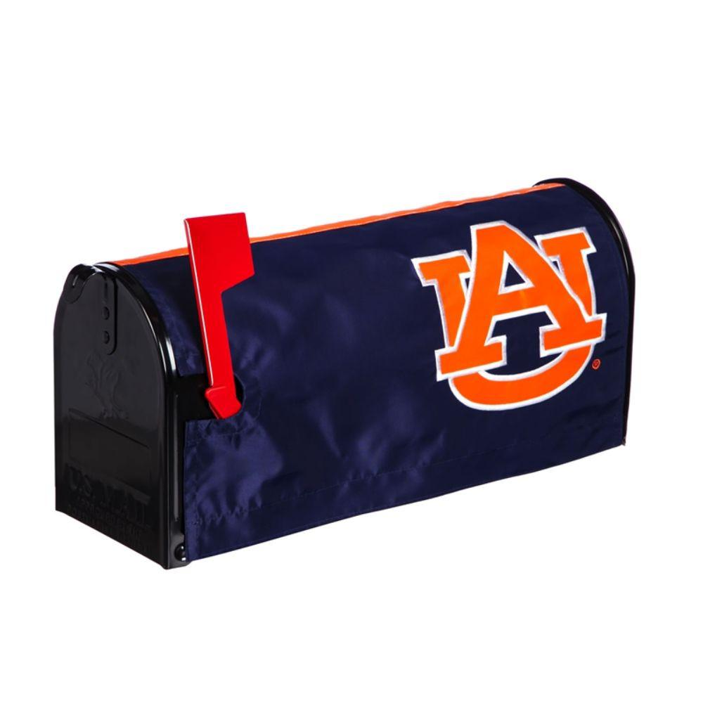 Evergreen 18 in. x 21 in. Nylon Auburn University NCAA Magnetic Mailbox ...