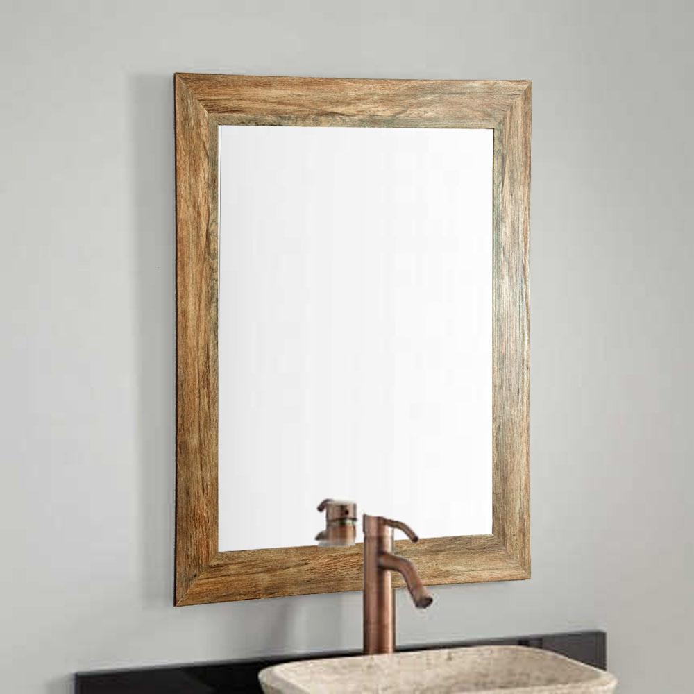 Blonde Barnwood Wall Mirror Bm034l3 The Home Depot Blonde Barnwood Wall Mirror